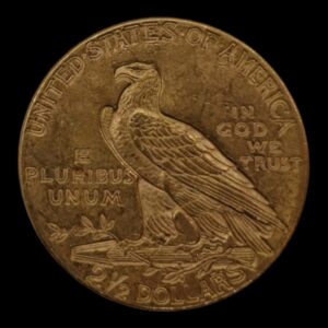 Alternative view of USA- 2 1/2$ Indio - Estados Unidos 1913 - 4,17 Gr de Oro ( ESCASA)