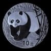 Panda 2002 – Moneda 10 Yuan China – 1 Onza de Plata .999 - MANCHAS