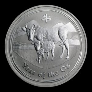 Australia – 1 Dollar 1 Onza de Plata .999 – “Año del Buey” 2009 – Serie Lunar II (Perth Mint)