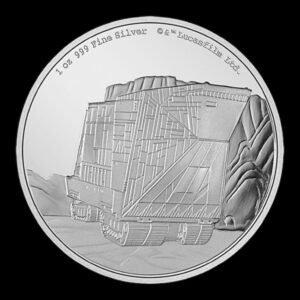 Niue – 2 Dollars 1 Onza de Plata .999 – “Star Wars: Sandcrawler” – 2022 Acabado Proof (Edición Limitada 2.000 unidades)
