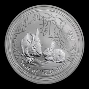 Australia – 1 Dollar 1 Onza de Plata .999 – “Año del Conejo” 2011 – Serie Lunar II (Perth Mint)