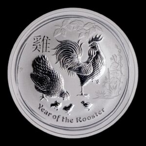 Australia – 10 Onzas de Plata .999 – “Año del Gallo ” 2017 – Serie Lunar II (Perth Mint)