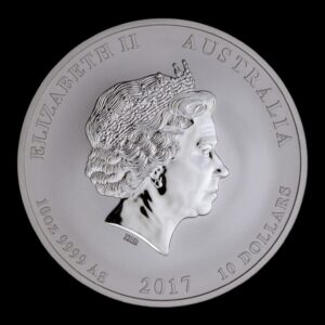 Alternative view of Australia – 10 Onzas de Plata .999 – “Año del Gallo ” 2017 – Serie Lunar II (Perth Mint)