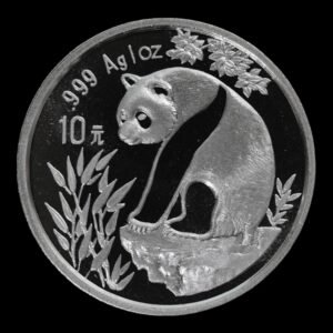 Panda 1993 – Moneda 10 Yuan China – 1 Onza de Plata .999