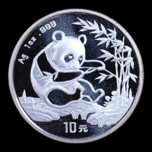 Panda 1994 – Moneda 10 Yuan China – 1 Onza de Plata .999