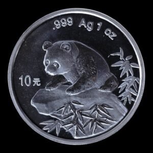 Panda 1999 – Moneda 10 Yuan China – 1 Onza de Plata .999