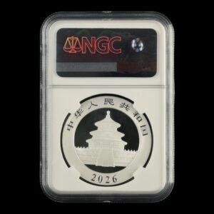 Alternative view of Panda 2026 – Moneda 10 Yuan China – 30 g Plata .999  NGC MS70 ( First Releases)