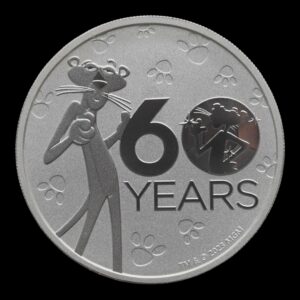 Niue – 1 Dollar 1 Onza de Plata .999 – “Pantera Rosa 60 Años” – 2024
