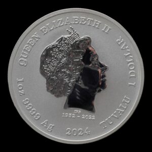 Alternative view of Niue – 1 Dollar 1 Onza de Plata .999 – “Pantera Rosa 60 Años” – 2024