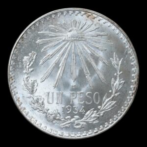 México – Moneda 1 Peso de Plata – 1934 – 16,65 g (.720)