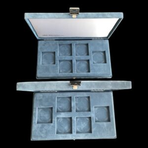 Lote 2 estuches de madera para 12 onzas de Plata