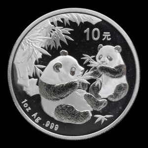 Panda 2006 – Moneda 10 Yuan China – 1 Onza de Plata .999