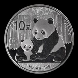 Panda 2012 – Moneda 10 Yuan China – 1 Onza de Plata .999 ( Circulada)