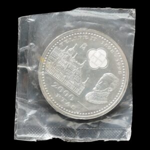 España – 2000 Pesetas – 1998 – “Felipe II ” – Plata .925 – SC