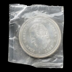 Alternative view of España – 2000 Pesetas – 1998 – “Felipe II ” – Plata .925 – SC