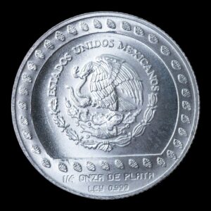 Alternative view of México – 25 Pesos ‘Guerrero Águila’ – 1992 – 1/ 4 Onza de Plata .999