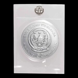Alternative view of Ruanda – 50 Francs – 2024 – “African Leopard” – 1 Onza de Plata .999