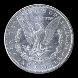 Alternative view of EE. UU. – 1 Dólar de Plata ‘Morgan’ – 1881 S  – San Francisco Mint  – 26,72 g (.900)