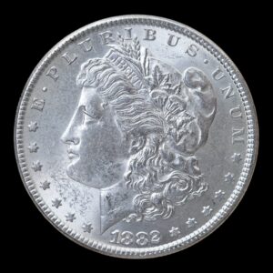 EE. UU. – 1 Dólar de Plata ‘Morgan’ – 1882 – Philadelphia Mint –  26,69 g (.900)
