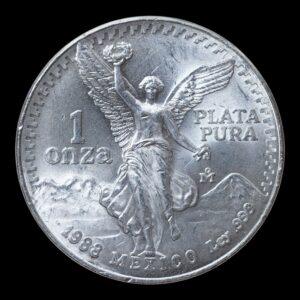 México – 1 Onza de Plata .999 ‘Libertad’ – 1988 (Rara)