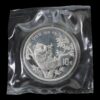 Panda 1995 – Moneda 10 Yuan China – 1 Onza de Plata .999 ( Fecha Pequeña Rama Corta) - Sellada