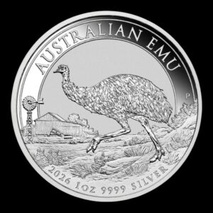 Australia – 1 Dollar – 2026 – “Australian Emu” – 1 Onza de Plata .9999 – BU