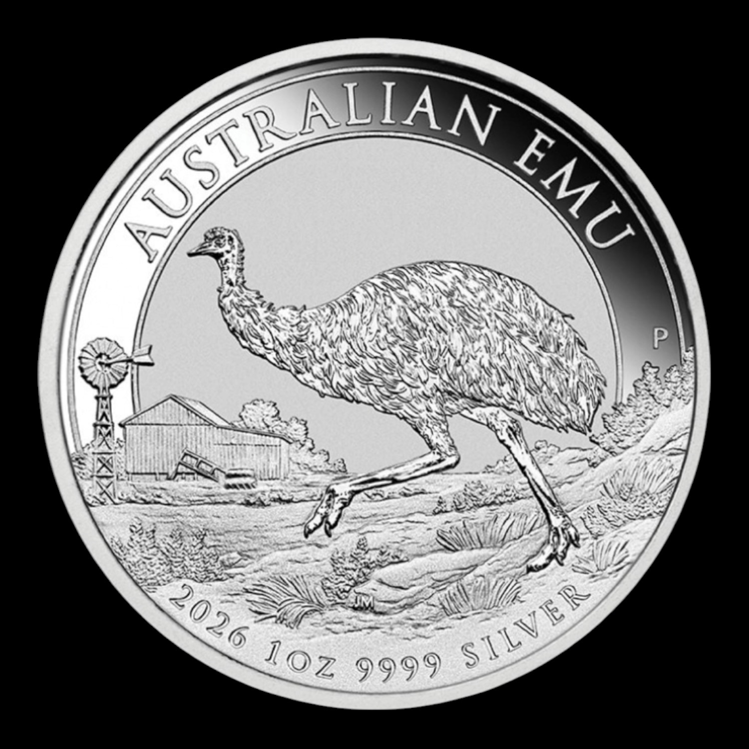 Australia – 1 Dollar – 2026 – “Australian Emu” – 1 Onza de Plata .9999 – BU