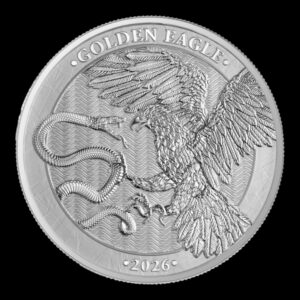 Germania Mint  – 5 Euro – 2026 – “Golden Eagle: Cruz de Malta” – 1 Onza de Plata .9999 – BU