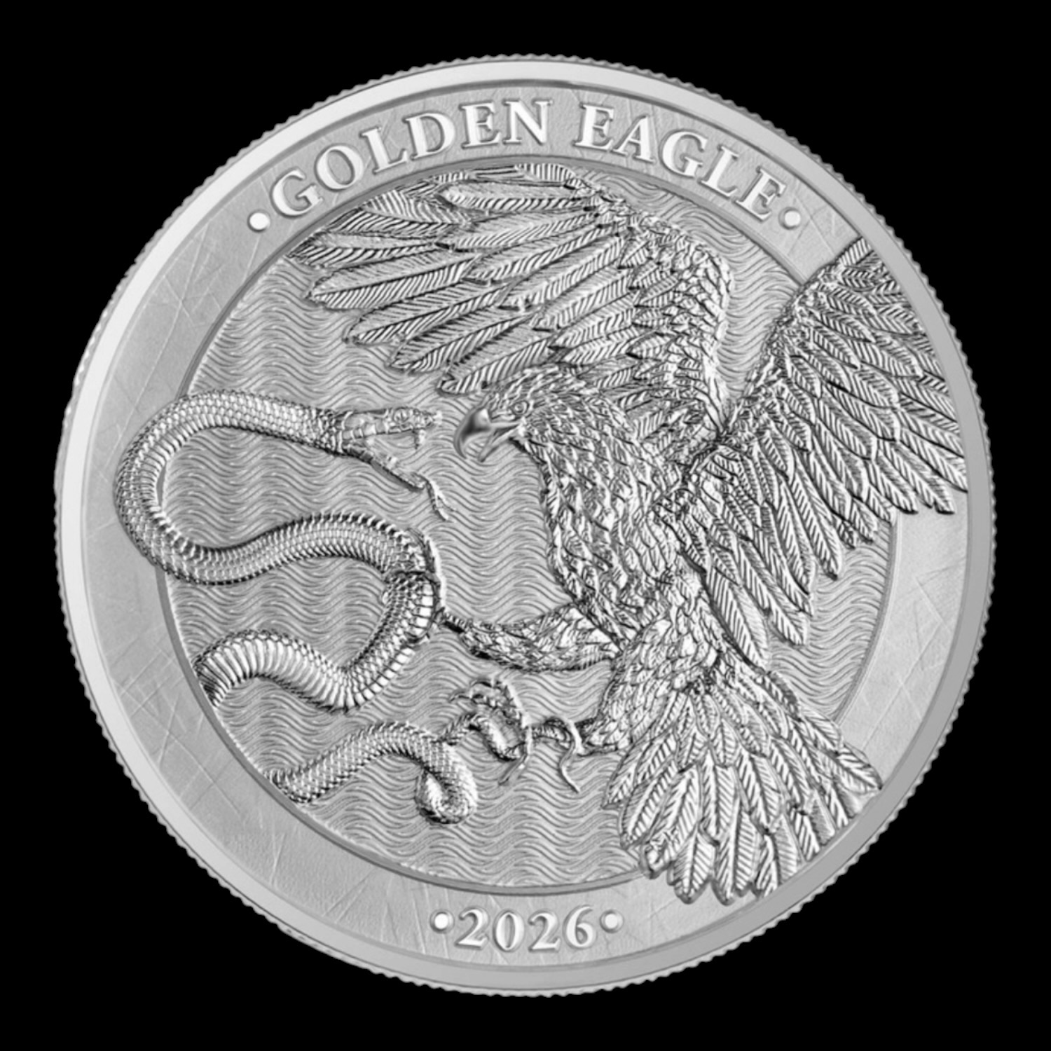 Germania Mint – 5 Euro – 2026 – “Golden Eagle: Cruz de Malta” – 1 Onza de Plata .9999 – BU