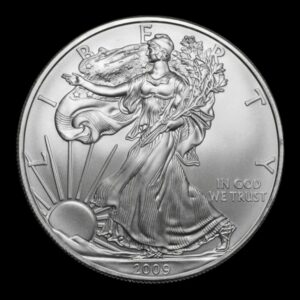 USA – Moneda 1 Dollar - 1 Onza de Plata .999 ‘American Eagle’ – 2009 (Circuladas)