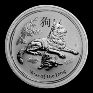 Australia – 1 Onza de Plata .999 – “Año del Perro ” 2018 – Serie Lunar II (Perth Mint)