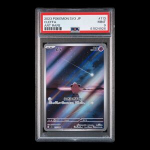 Pokémon – Cleffa Art Rare #113 – 2023 – “SV3 Ruler of the Black Flame” – PSA 9 MINT – Japonés