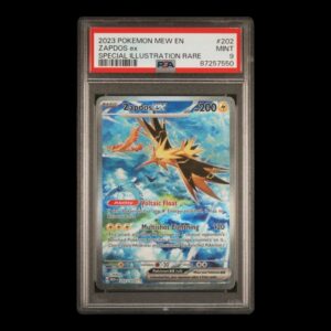 Pokémon – Zapdos ex Special Illustration Rare #202 – 2023 – “MEW EN-151” – PSA 9 MINT – Inglés
