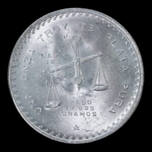 Alternative view of México – 1 Onza de Plata .999 – 1979 – Balanza y Prensa