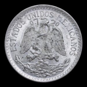 Alternative view of México – 50 Centavos de Plata Resplandor .720 – 1945