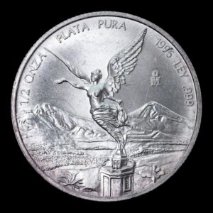 Moneda 1/2 Onza de Plata .999 Libertad - Mexico 1996