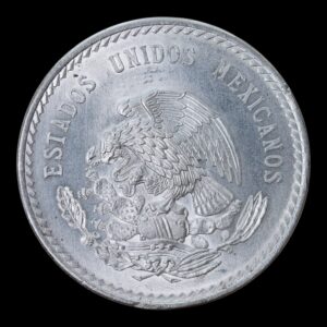 Alternative view of 5 Pesos "Cuauhtémoc" México 1948 - 30 Gr. de Plata .900 C