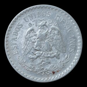 Alternative view of México – Moneda 1 Peso de Plata – 1924 – 16,65 g (.720)