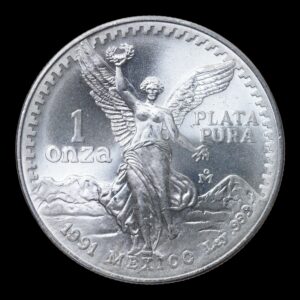 México – 1 Onza de Plata Pura .999 ‘Libertad’ – 1991