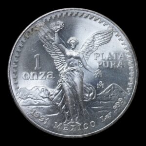 México – 1 Onza de Plata Pura .999 ‘Libertad’ – 1991