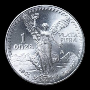 México – 1 Onza de Plata Pura .999 ‘Libertad’ – 1991