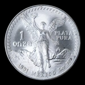 México – 1 Onza de Plata Pura .999 ‘Libertad’ – 1991