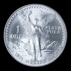 México – 1 Onza de Plata Pura .999 ‘Libertad’ – 1991