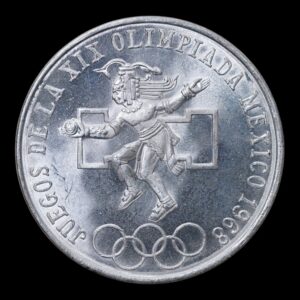Mexico 1968 - 25 Pesos (Juegos Olímpicos ) 22.5 Gr. de Plata (.720)