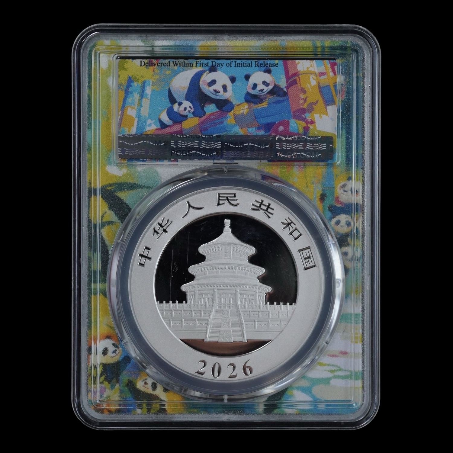 Panda 2026 – Moneda 10 Yuan China – 30 g Plata .999 PCGS MS70 - Imagen 2