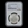 México – 1 Peso “Resplandor” de Plata – 1932 – NGC MS62 – Plata .720