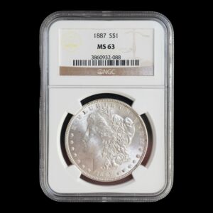 EE. UU. – 1 Dólar de Plata ‘Morgan’ – 1887 – Philadelphia Mint – NGC MS63
