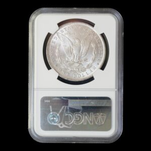 Alternative view of EE. UU. – 1 Dólar de Plata .900 ‘Morgan’ – 1884 – Nueva Orleans (O) –  NGC MS63