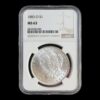 EE. UU. – 1 Dólar de Plata .900 ‘Morgan’ – 1883– Nueva Orleans (O) - NGC MS63