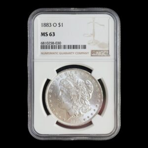 EE. UU. – 1 Dólar de Plata .900 ‘Morgan’ – 1883– Nueva Orleans (O) - NGC MS63